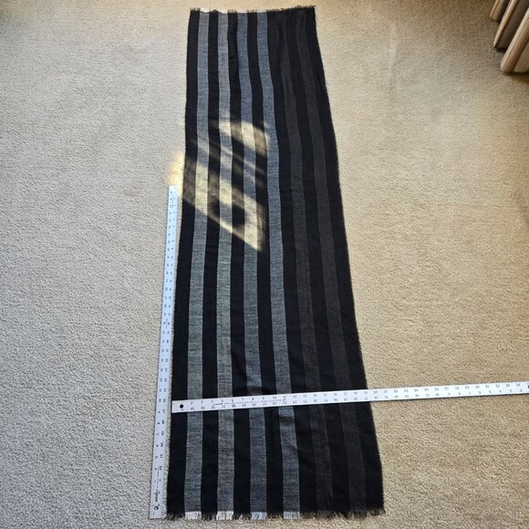 NWT Saks Silk Wool Cashmere Linen Scarf - Picture 5 of 5